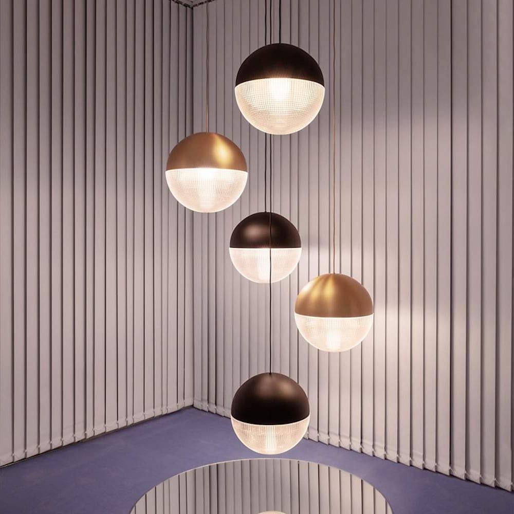 8'' LED 1-Light Single Design Pendant Light Nordic Style Metal Glass Island Lights-dazuma