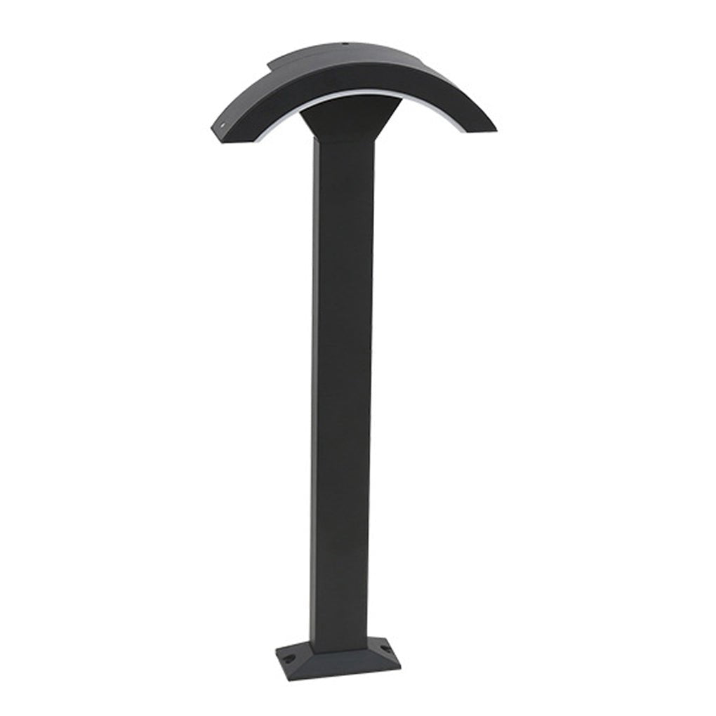 Fan - Shaped LED Lawn Pole Lamp with Motion Sensor Outdoor Landscape Lighting