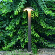 Fan - Shaped LED Lawn Pole Lamp with Motion Sensor Outdoor Landscape Lighting
