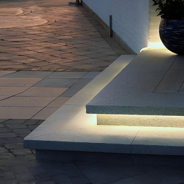 Embedded Led Examples Outdoor Embedded LED Light Strips for Modern Walkways – Dazuma