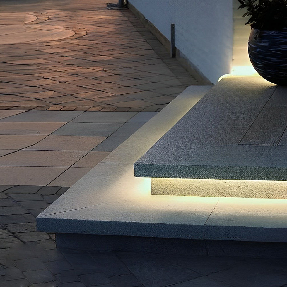 Emboded Led Outdoor Embedded LED Light Strips for Modern Walkways – Dazuma