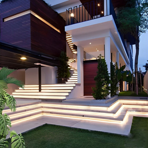 Emboded Led Outdoor Embedded LED Light Strips for Modern Walkways – Dazuma