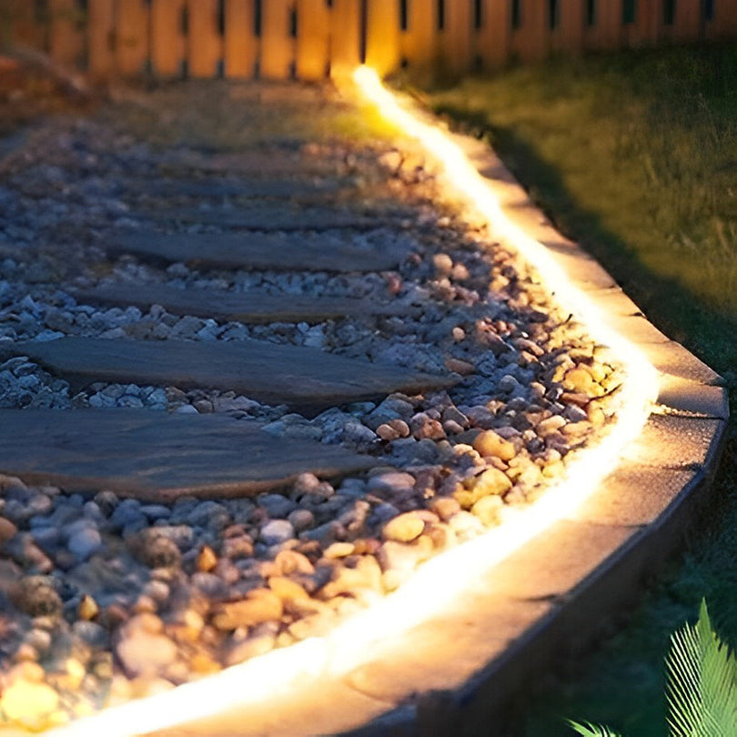 Emboded Led Outdoor Embedded LED Light Strips for Modern Walkways – Dazuma