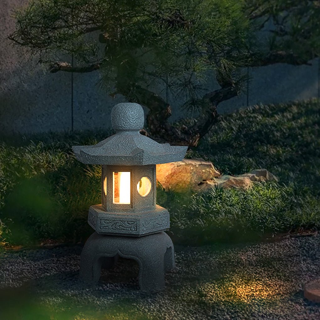 Outdoor Garden Waterproof Landscape Lighting Decorative Imitation Stone Tower Light - Dazuma