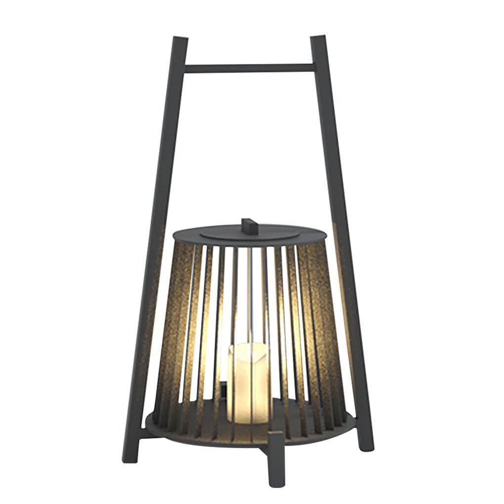 Outdoor Grid Imitation Candle - shaped Lantern Waterproof LED Landscape Lighting