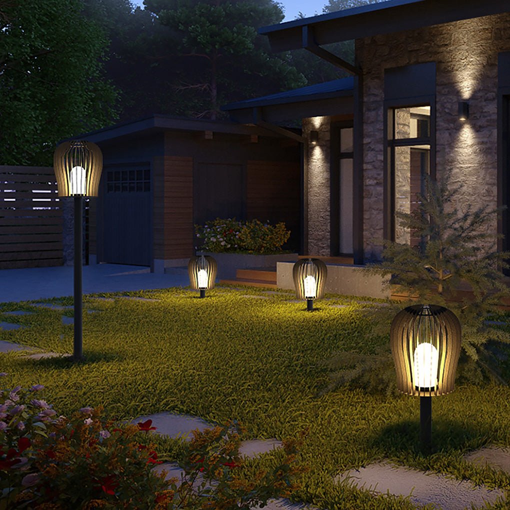 Outdoor Grid Waterproof Garden Lamp Lawn Light Post Lamp LED Landscape Lighting - Dazuma