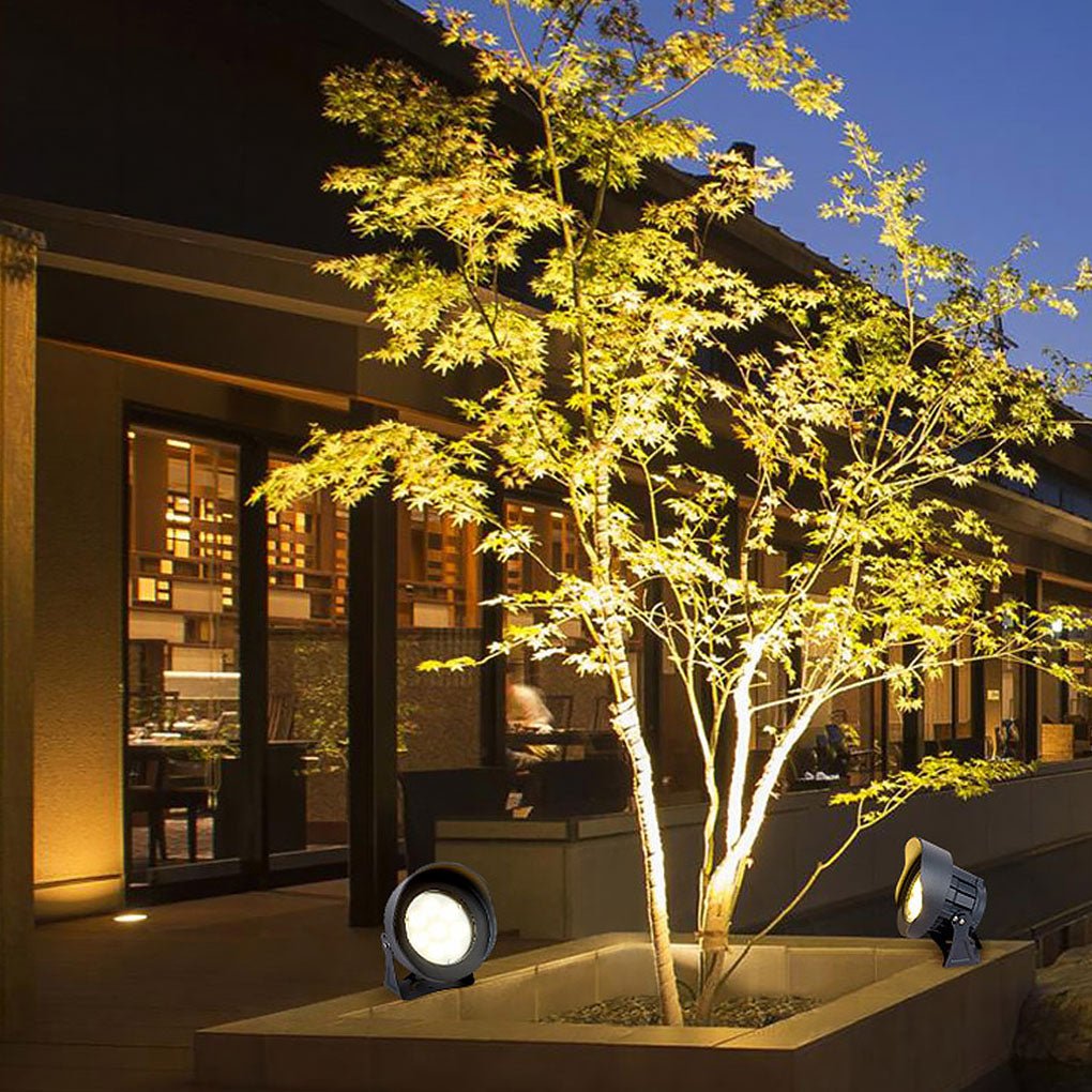 Outdoor Ground Fixed LED Spot Lights Waterproof Landscape Lighting for Villa Courtyard - Dazuma