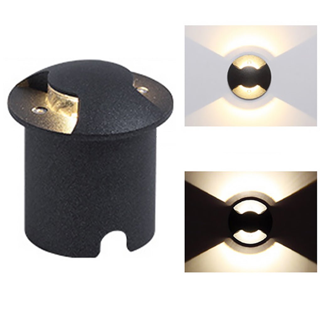 Sleek LED Cap Light for Garden Stairs, Deck & Pathways