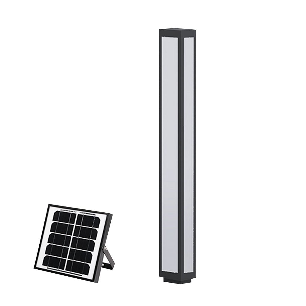 Outdoor Bollard Light Waterproof Garden Solar LED Landscape Lighting for Villa Courtyard