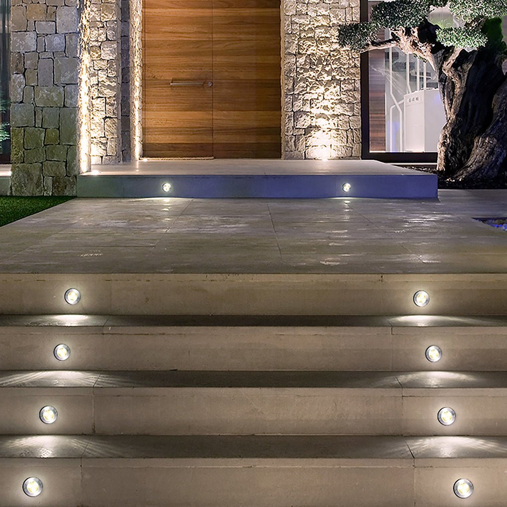 Outdoor LED Waterproof Embedded Ground Lights for Courtyard Lawn Garden - Dazuma