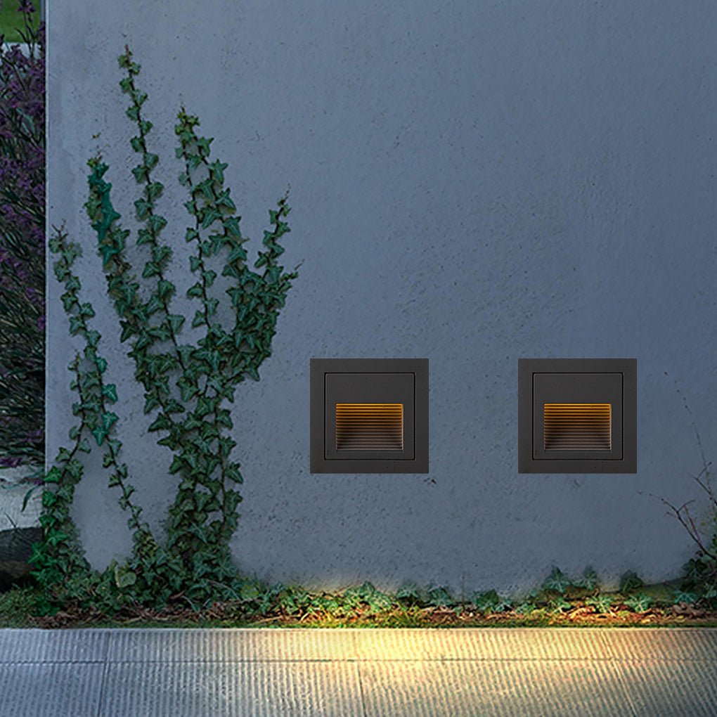Outdoor LED Waterproof Embedded Step Lights for Stair Courtyard Aisle - Dazuma