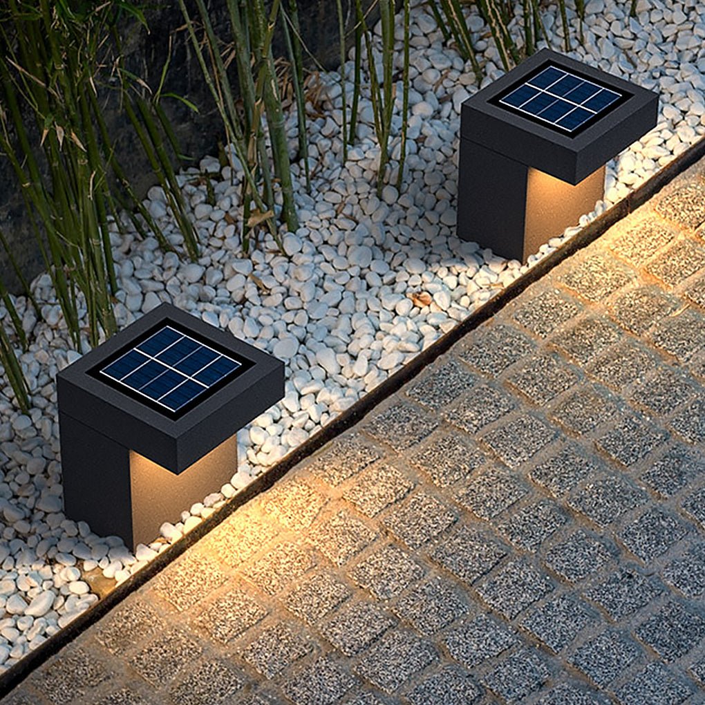 Eco - Friendly Modern Outdoor LED Path Lamp in Minimalist Design