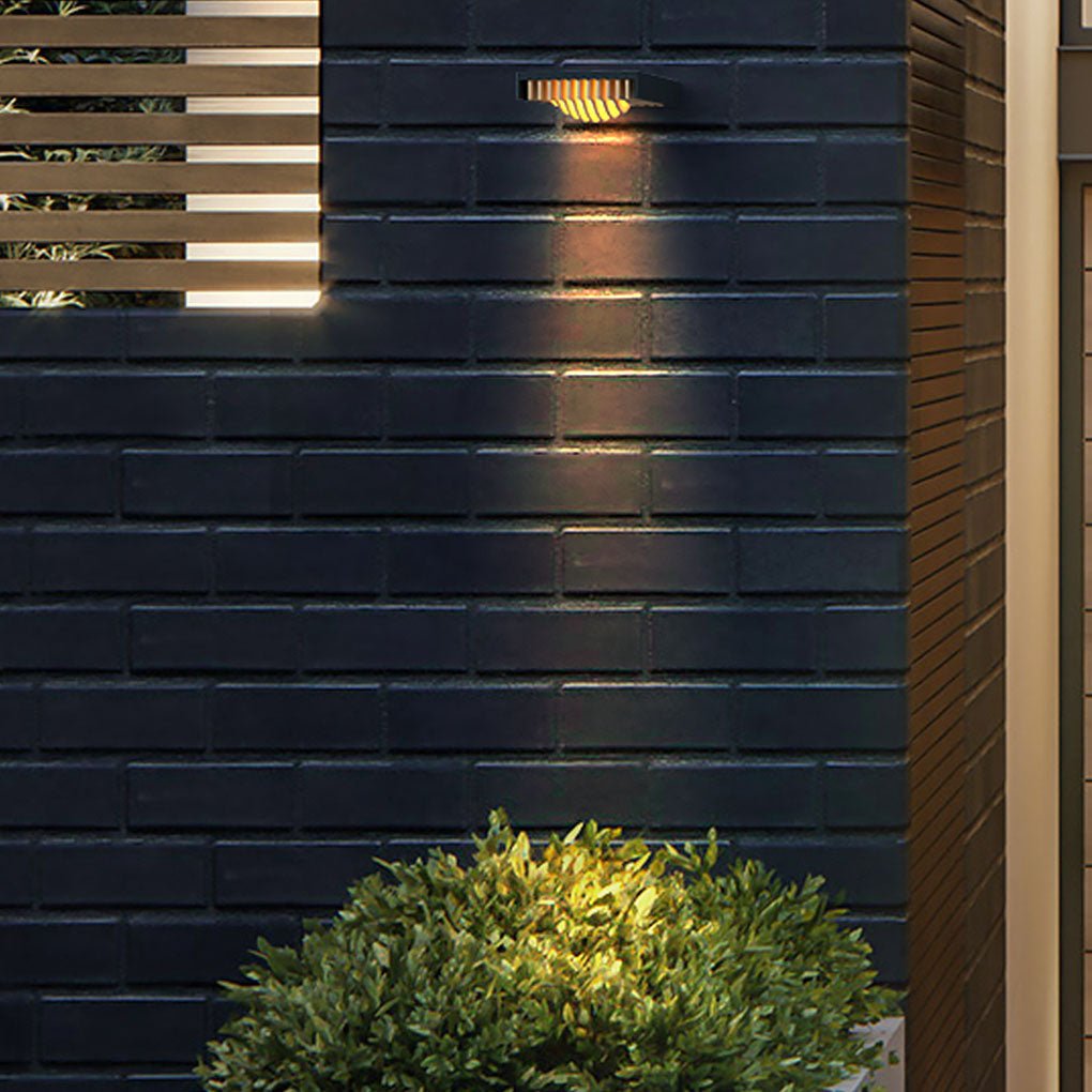 Outdoor LED Waterproof Solar Decorative Lighting Wall Light for Courtyard Balcony Aisle - Dazuma