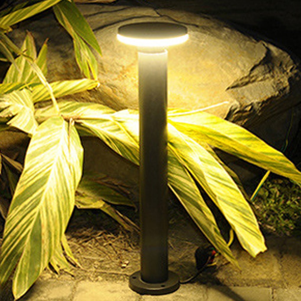 Outdoor Minimalist Round Square Waterproof LED Landscape Lighting Lawn Lamps - Dazuma