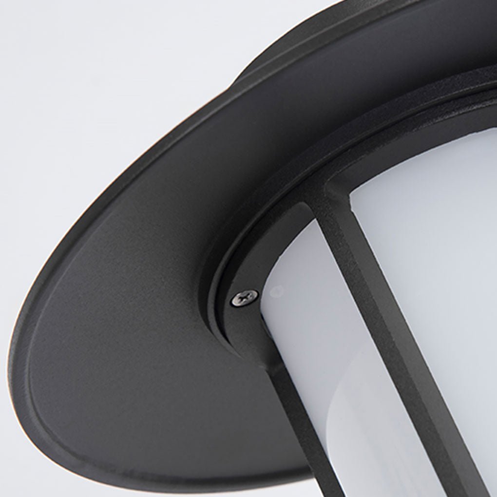 Sleek Cylindrical LED Bollard Light Modern Decorative Outdoor Lighting