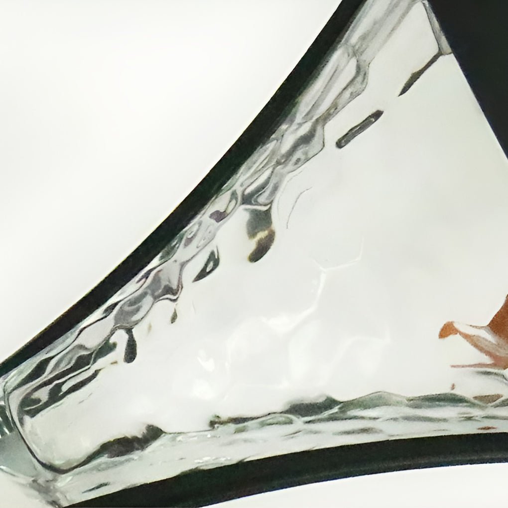 Outdoor Solar LED Post Lights with Water Glass Lens Romantic Pathway Lighting