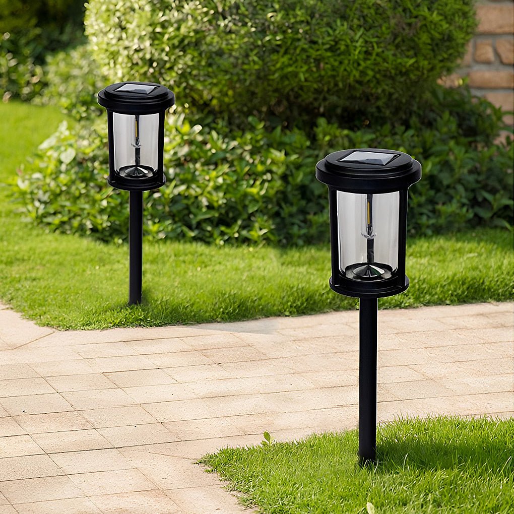 High Efficiency Solar LED Post Lights Modern Automatic Outdoor Pathway Lighting