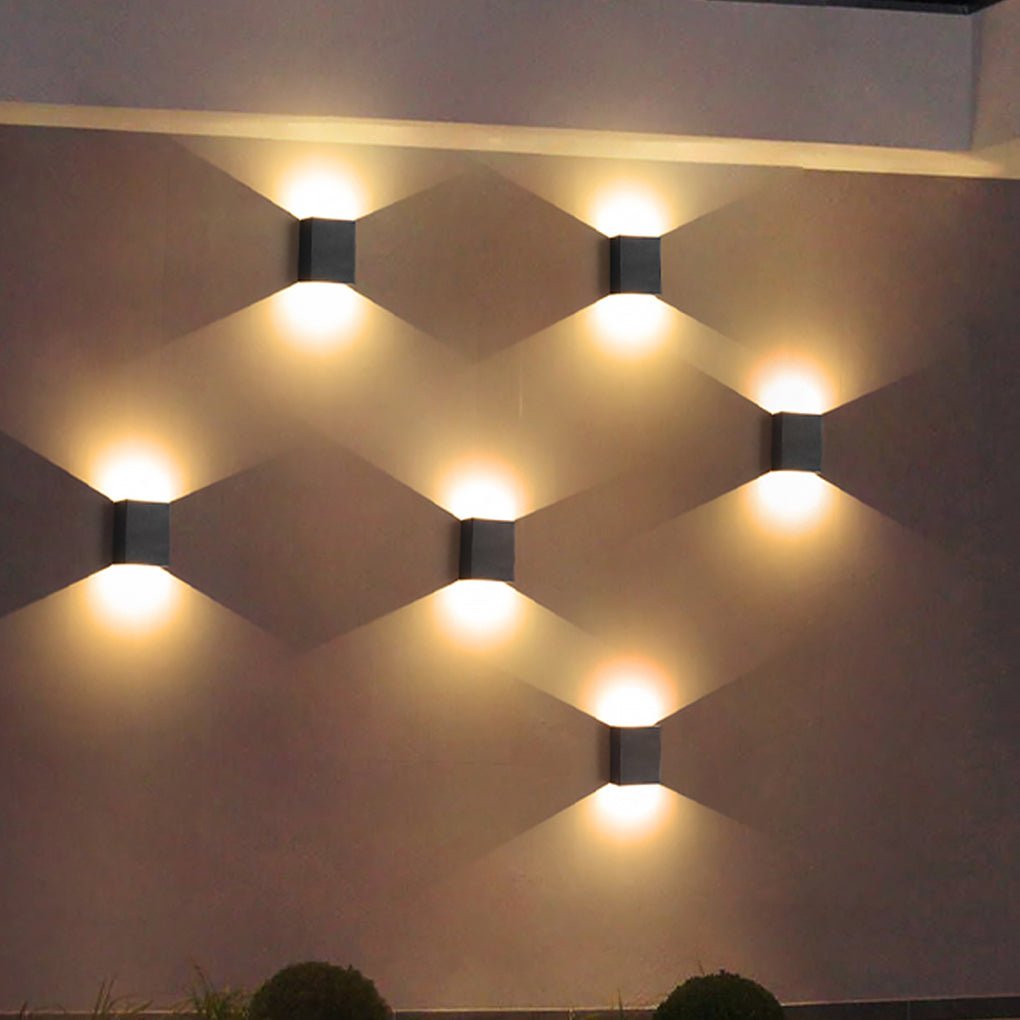 Outdoor Two-way Light-emitting Waterproof LED Wall Light for Courtyard Gate - Dazuma