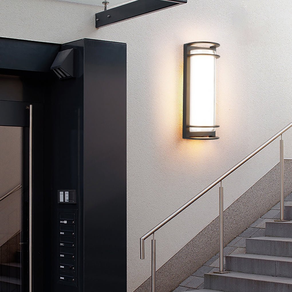 Outdoor Waterproof Double - layer Lampshade Gate Column Exterior Wall Sconces