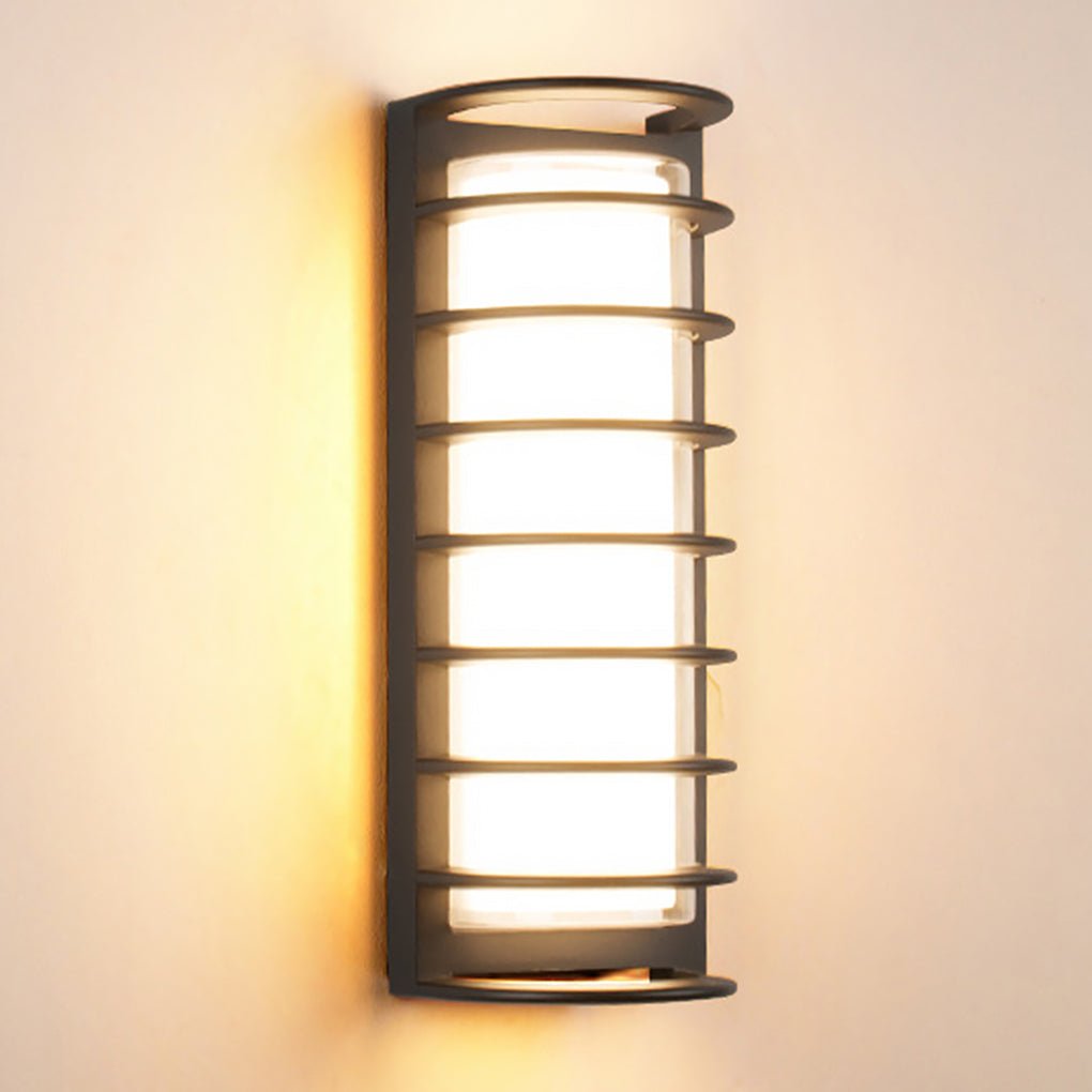 Outdoor Waterproof Double-layer Lampshade Gate Column Exterior Wall Sconces - Dazuma