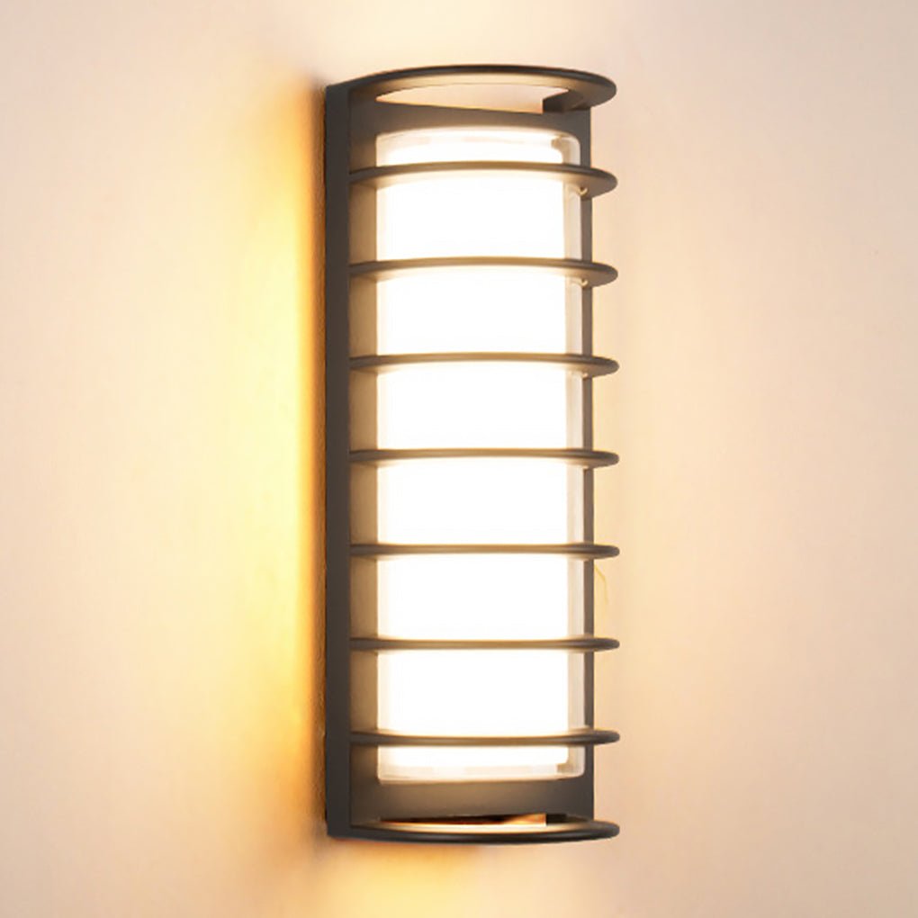 Outdoor Waterproof Double - layer Lampshade Gate Column Exterior Wall Sconces