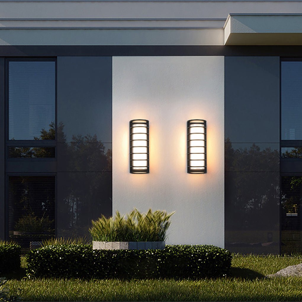 Outdoor Waterproof Double - layer Lampshade Gate Column Exterior Wall Sconces