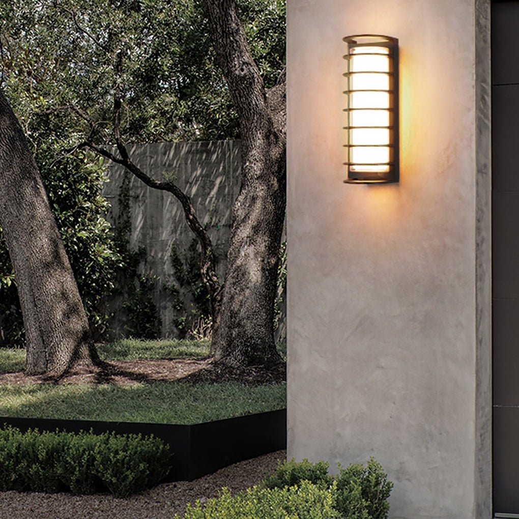 Outdoor Waterproof Double - layer Lampshade Gate Column Exterior Wall Sconces