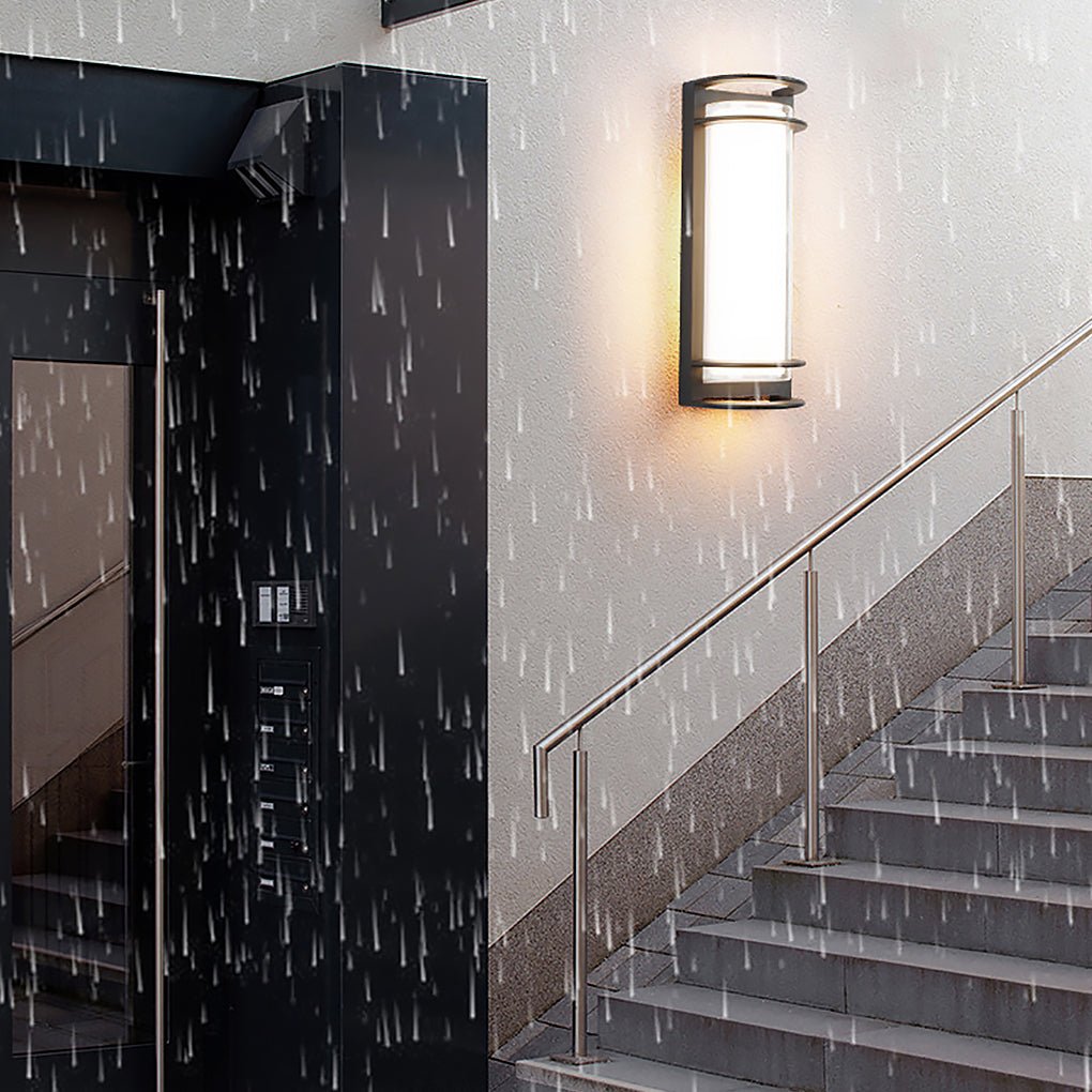 Outdoor Waterproof Double - layer Lampshade Gate Column Exterior Wall Sconces