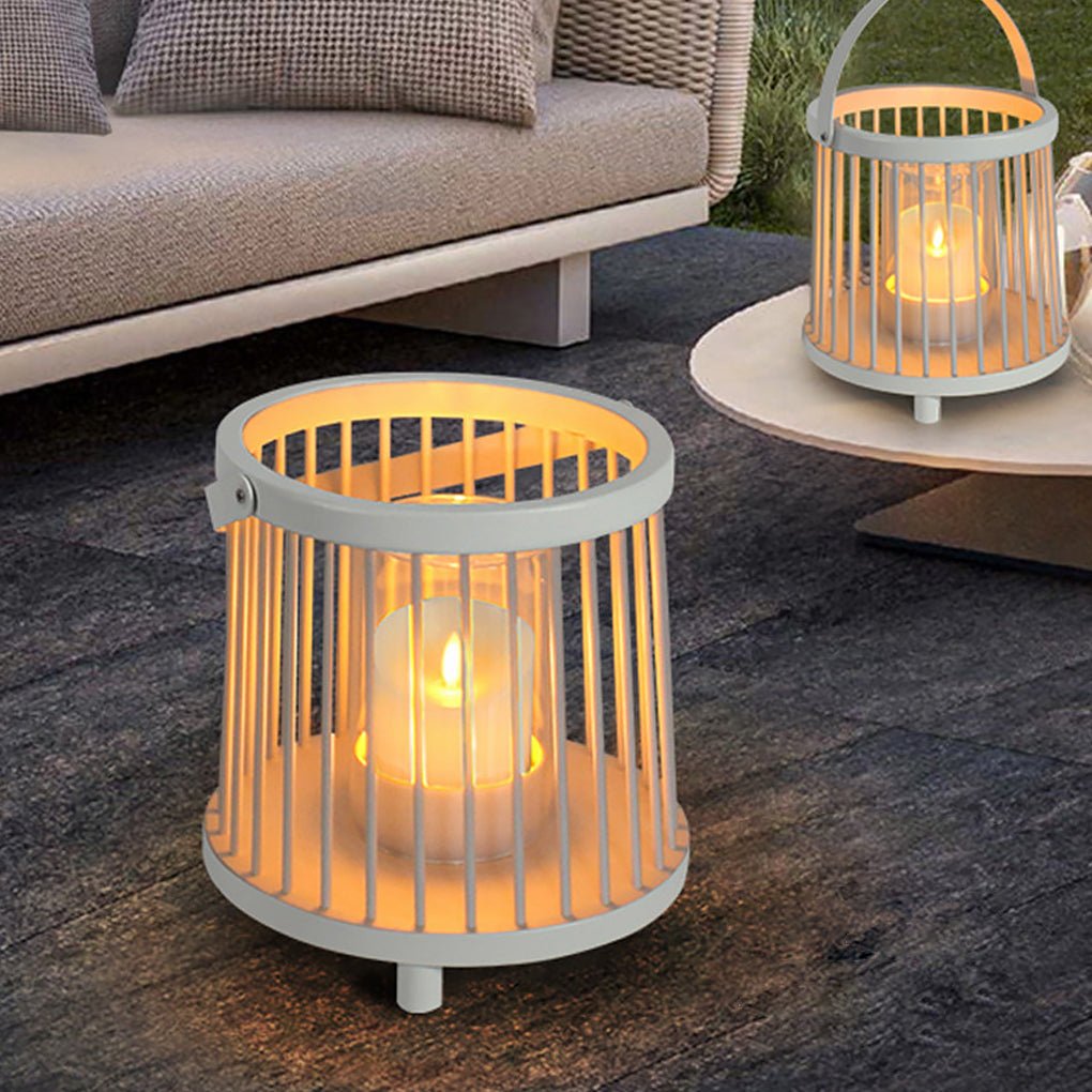 Modern Portable Lantern Shaped LED Outdoor Lights Garden Lights Fence