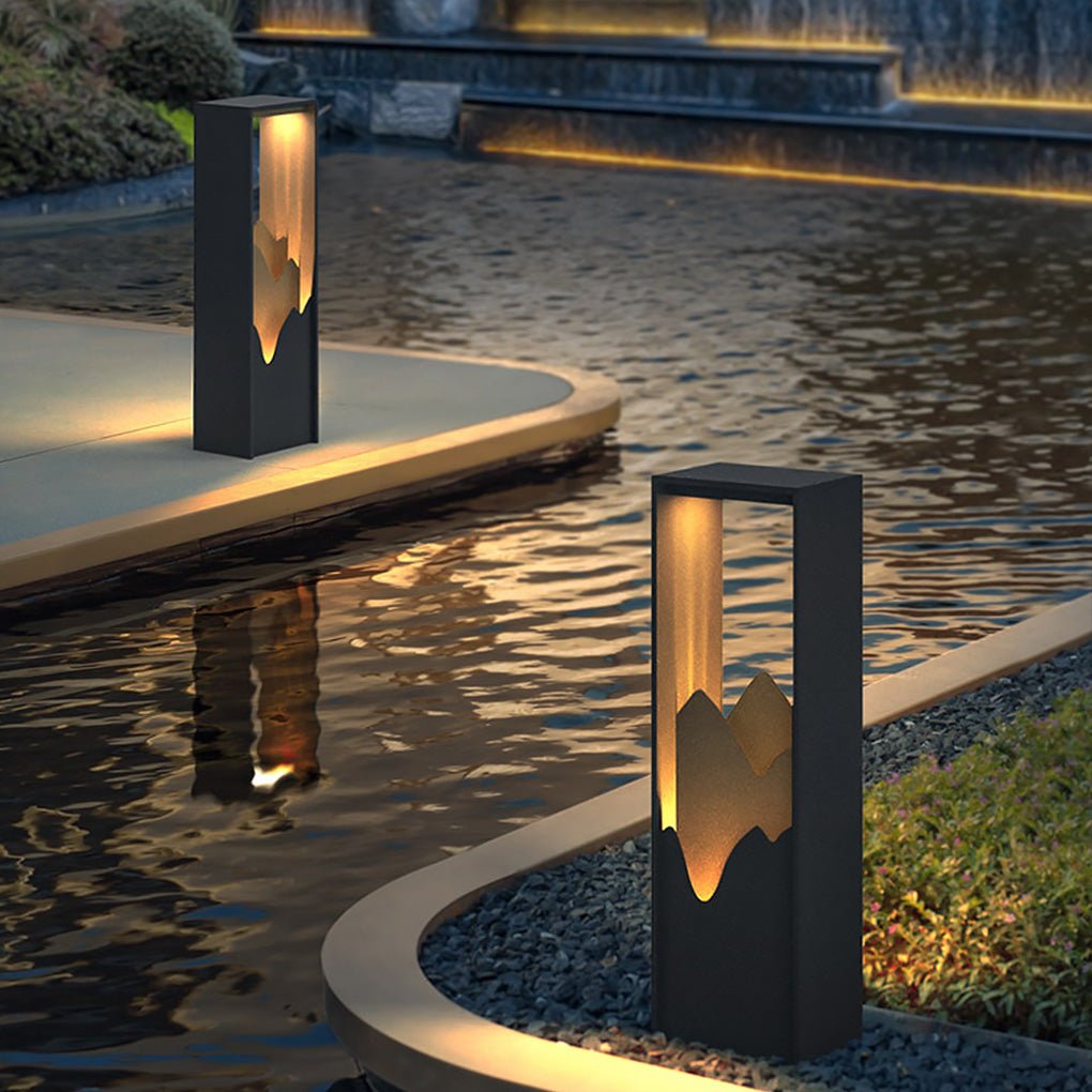 Outdoor Waterproof Grass Light Solar Landscape Design Art LED Garden Lighting - Dazuma