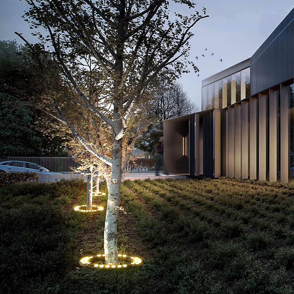 Modern Arc Shaped Tree Spot Lights LED Outdoor Spotlights