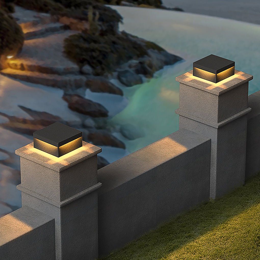 Outdoor Waterproof LED Column Lamp Landscape Decorative Lighting for Villa Courtyard Gatepost - Dazuma