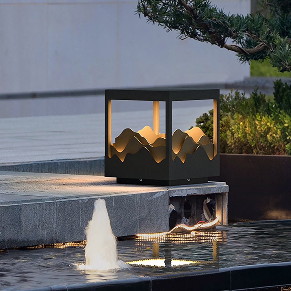 Outdoor Waterproof LED Courtyard Atmosphere Lamp Three - dimensional Landscape Design Courtyard Lamp