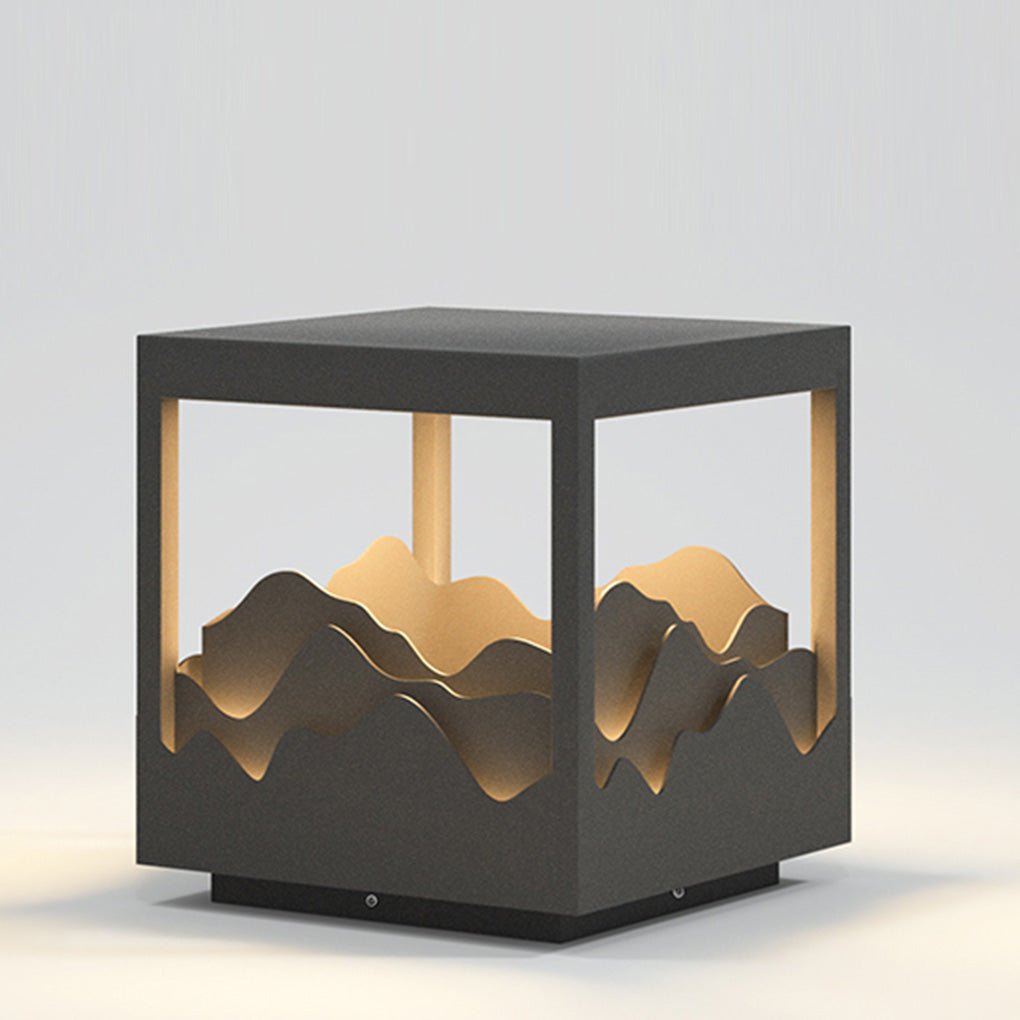 Outdoor Waterproof LED Courtyard Atmosphere Lamp Three - dimensional Landscape Design Courtyard Lamp