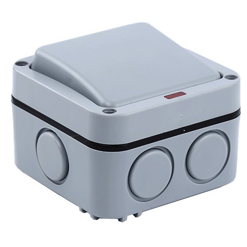 Outdoor Waterproof Single Open Double Open Double Control Switch with Indicator Light