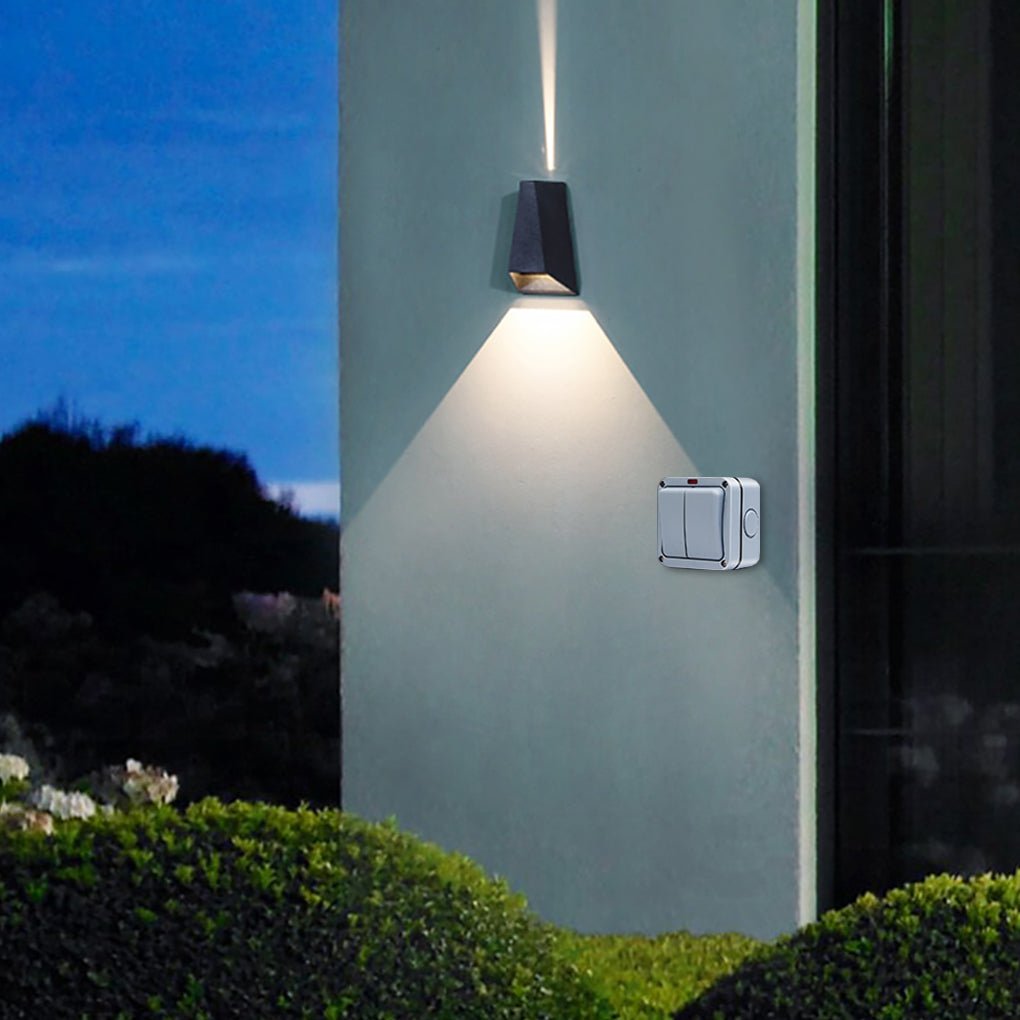 Outdoor Waterproof Single Open Double Open Double Control Switch with Indicator Light