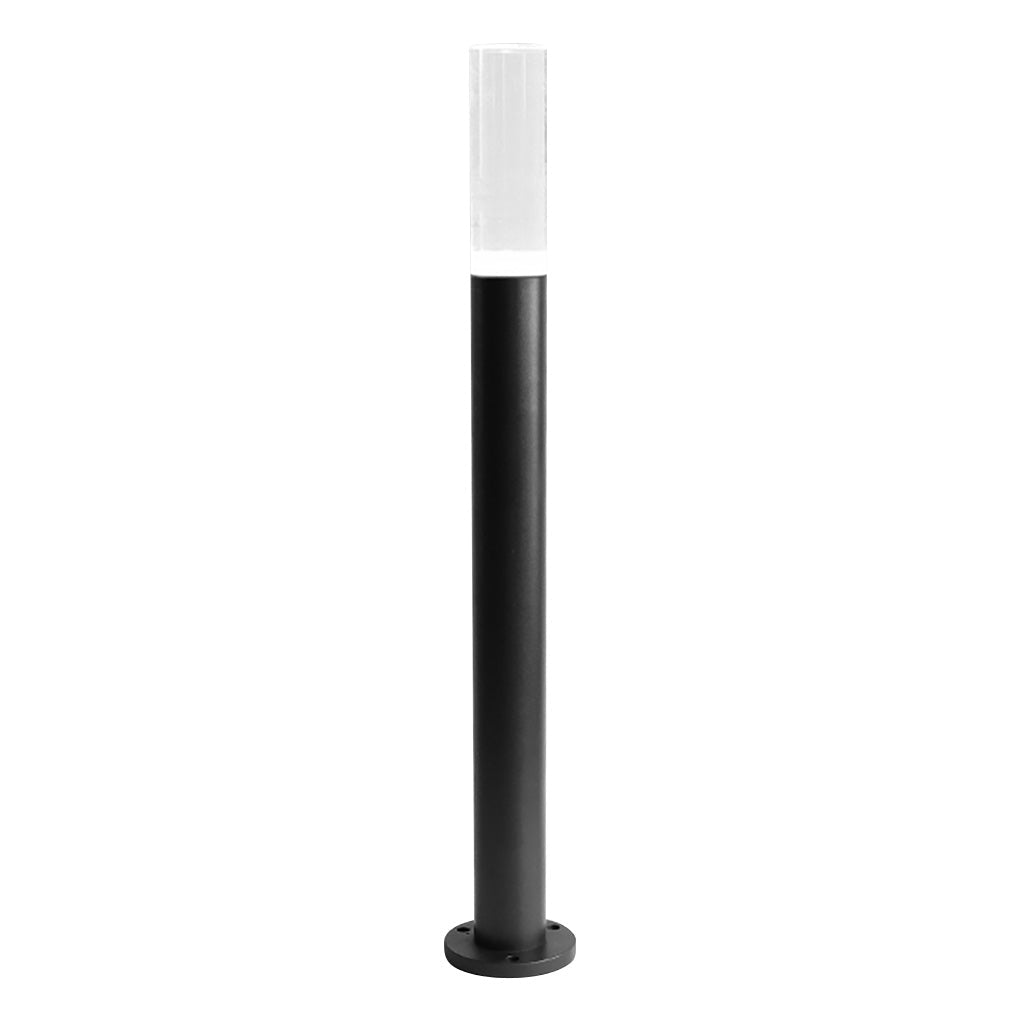 Transparent Acrylic Shade Aluminum Waterproof Modern Pathway Bollard Lights