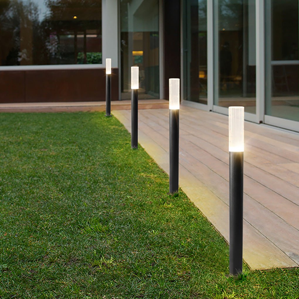 Outdoor Waterproof Transparent Column Dust-proof LED Landscape Decorative Lamp - Dazuma