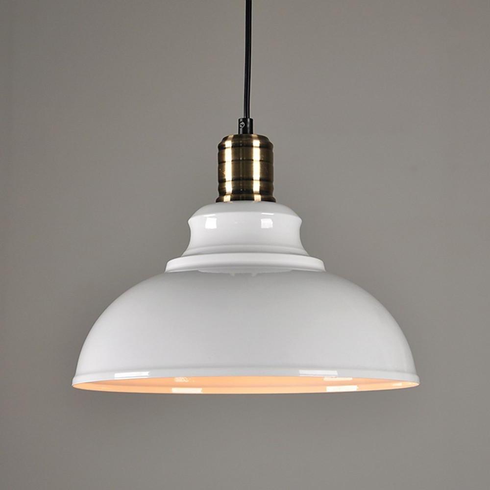11'' Incandescent LED 1-Light Single Design Pendant Light Nordic Style Vintage Metal Pendant Lights-dazuma