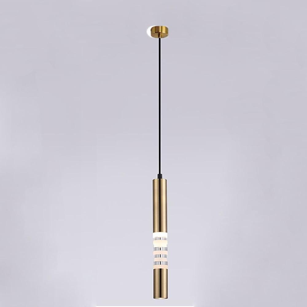 2'' LED 1-Light Lantern Desgin Pendant Light Metal Acrylic Island Lights