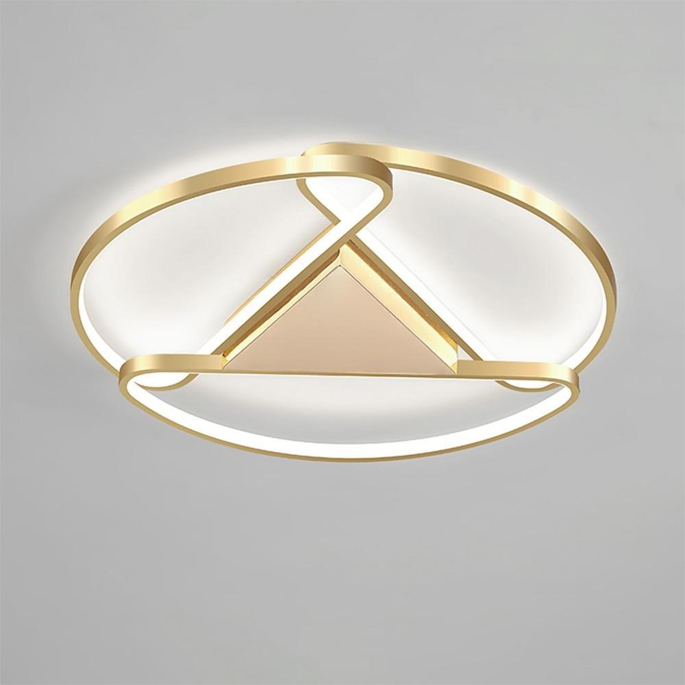 18'' LED 1-Light New Design Flush Mount Lights LED Contemporary Metal PVC Linear Ceiling Lights-dazuma