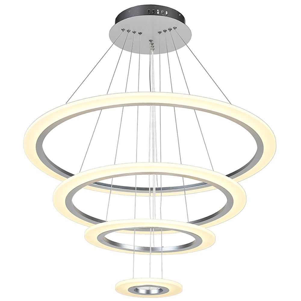 31'' LED More Than 20 Bulbs Dimmable Adjustable Pendant Light Chic & Modern Metal Acrylic Chandeliers