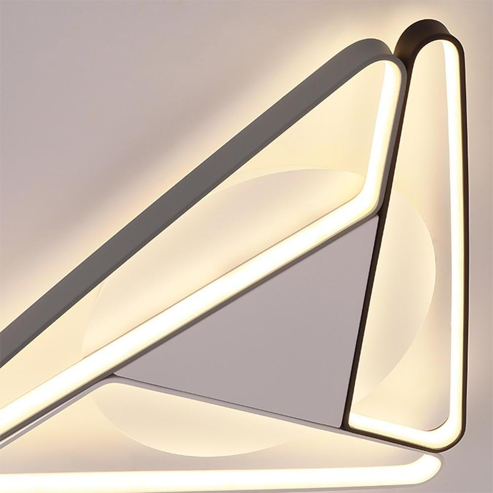 20'' LED 3-Light Line Design Flush Mount Lights Modern LED Metal PVC Modern Style Flush Mounts Semi Flush Mounts