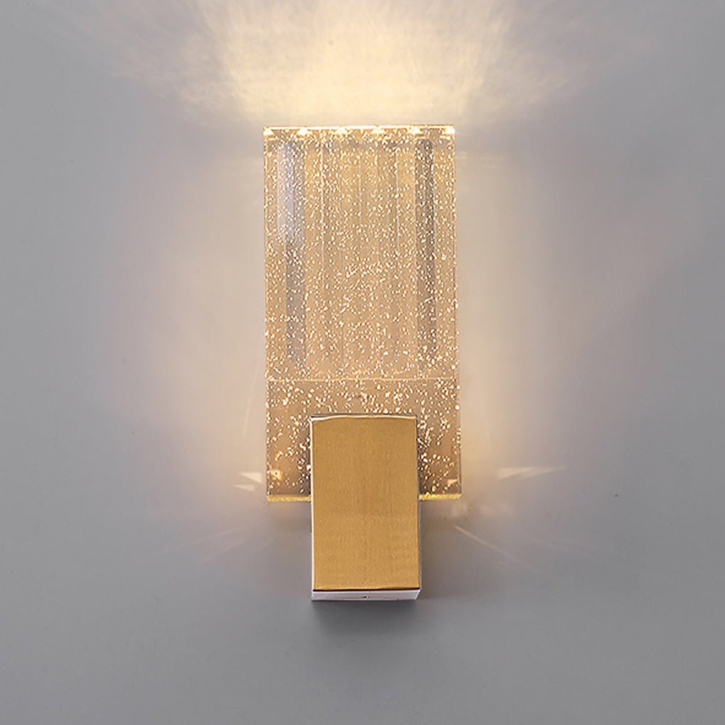 Postmodern Minimalist Aisle Staircase Bedside LED Crystal Wall Sconces - Dazuma