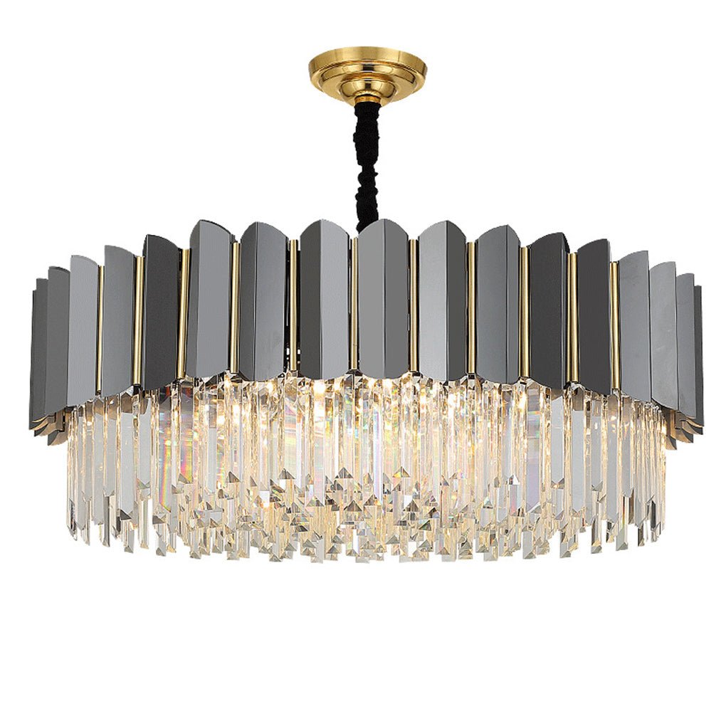 Postmodern Personality Three-color LED Home Living Room Crystal Chandelier - Dazuma
