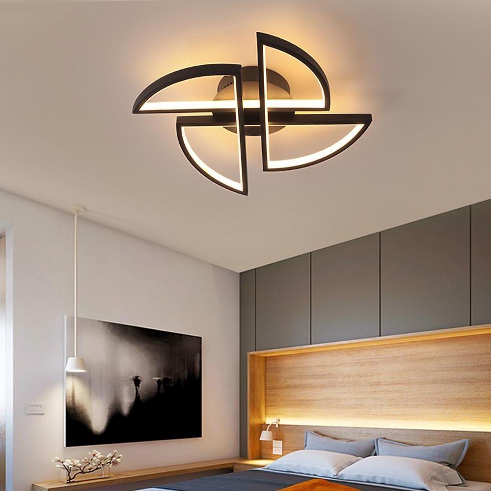 18'' LED 1-Light LED New Design Flush Mount Lights Modern LED Metal PVC Linear Ceiling Lights-dazuma