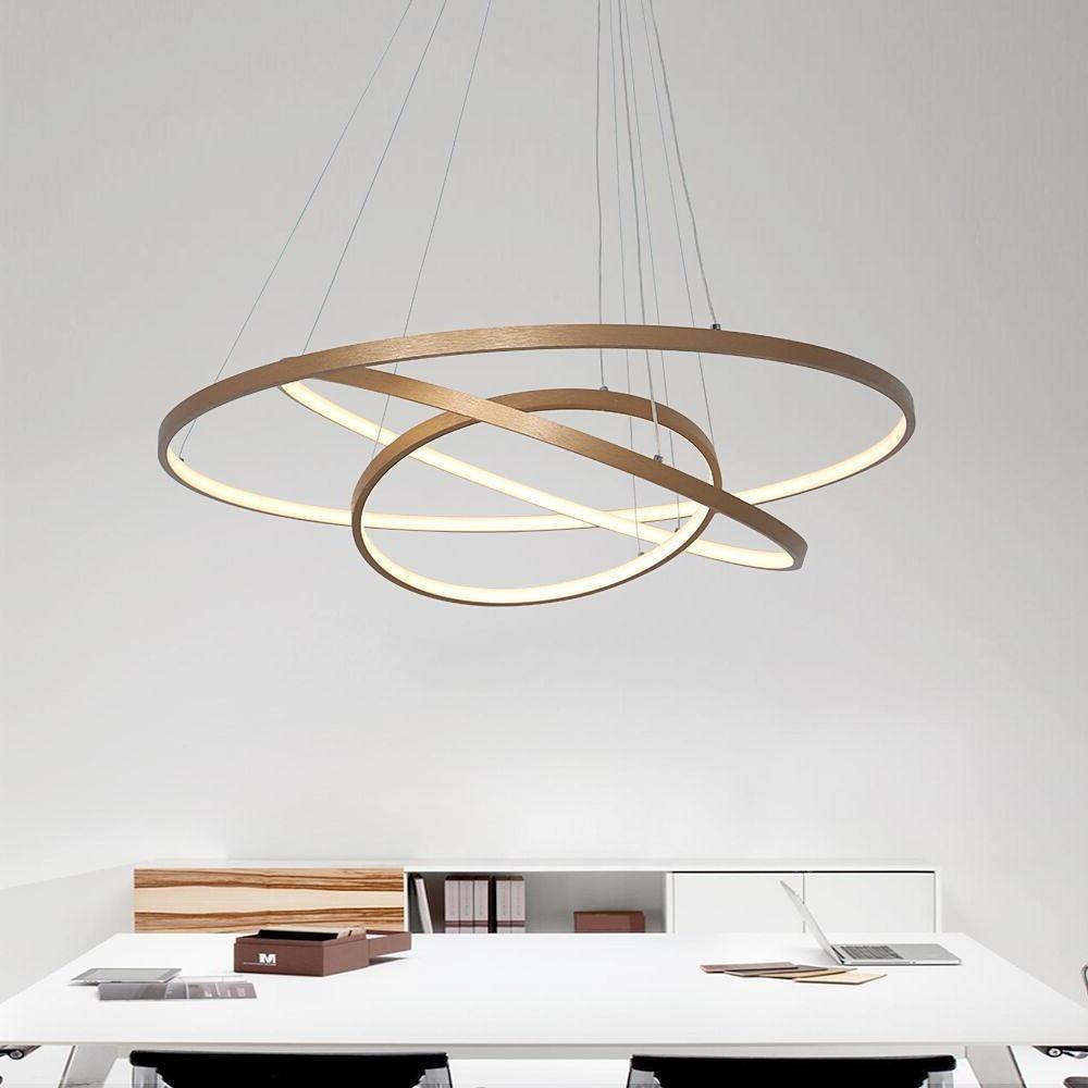 Interweaved 3 - Ring Chandelier Light Dimmable Antique Chandeliers