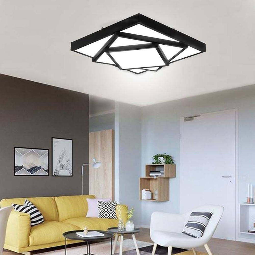 16'' LED 1-Light LED Mini Style Flush Mount Lights Modern Contemporary Metal Acrylic Dimmable Ceiling Lights-dazuma