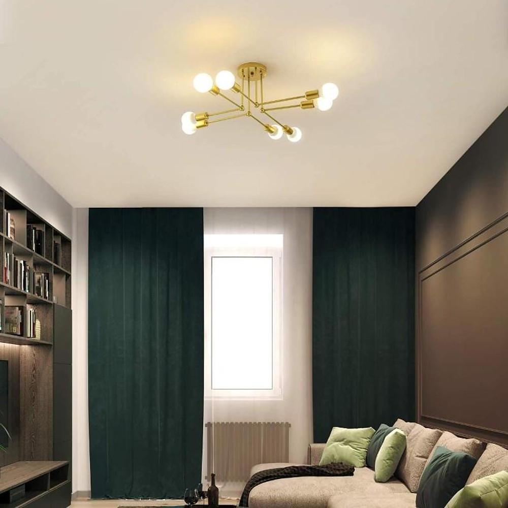 8 - light LED Modern Sputnik Chandelier Ceiling Lights Pendent Lighting