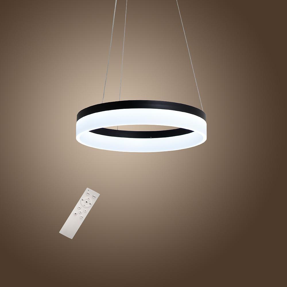 16'' LED 1-Light Single Design Pendant Light Modern LED Aluminum Acrylic Circle Circle Design